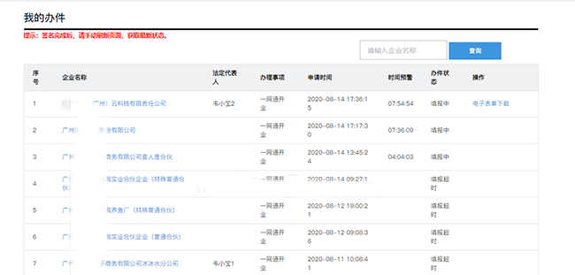广州市一网通开办企业|合伙企业注册PC详细流程和配图(图24)