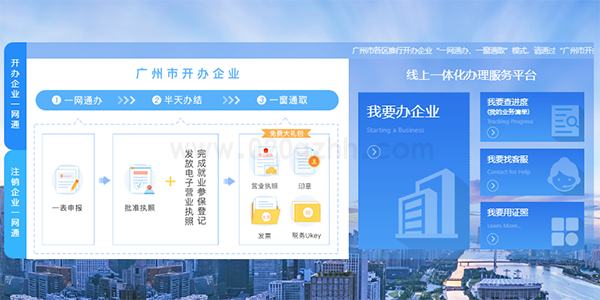 广州外资公司注册一网通PC详细操作流程步骤